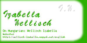 izabella wellisch business card